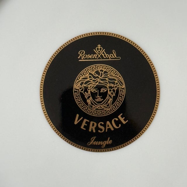 1990s Jungle Salad Plate by Versace for Rosenthal, 1990s For Sale - Image 5 of 6