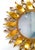 1950s Large Spanish Crown Sunburst Fixture in Gilt Metal and Frost Glass, 1950 For Sale - Image 5 of 10