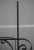 Metal Hand Crafted Wrought Iron Adjustable Arm Primitive Floor Lamp For Sale - Image 7 of 8