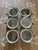 Metal 1990s Lion Handle One Pint Pewter Tankard Mugs Handmade in Sheffield England - Set of 6 For Sale - Image 7 of 12