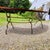 English Early 20th Century Hunt Table Custom-Made With Cast Iron Refined Legs For Sale - Image 3 of 12