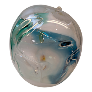 Peter Bramhall Handblown Studio Art Glass Sculpture, Signed & Dated 1972