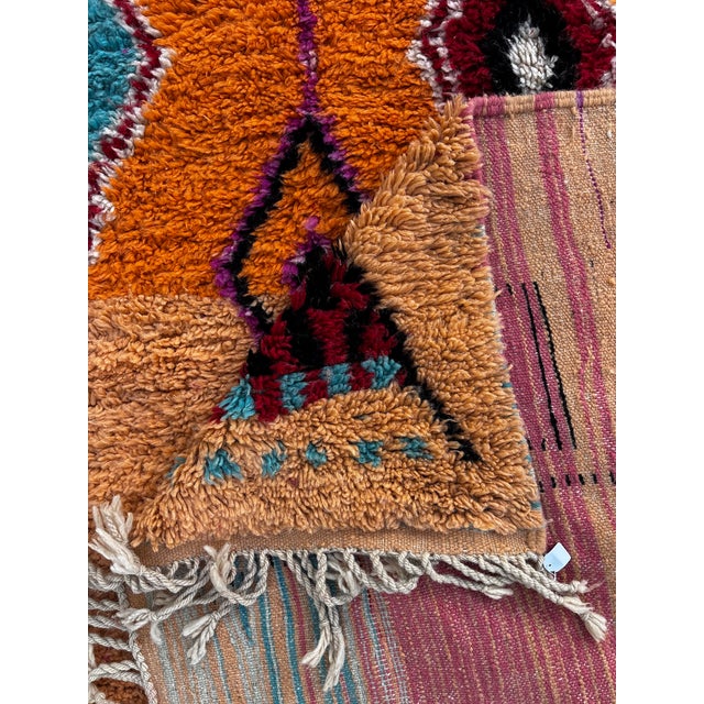 Large Moroccan Modern Berber Rug, 1990 For Sale - Image 10 of 11