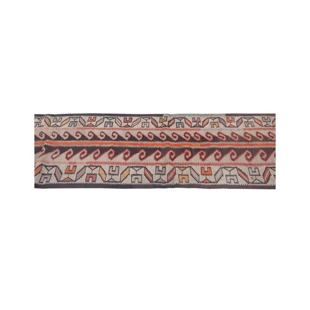 Narrow Vintage Turkish Kilim Runner - 2`0" X 11`10" For Sale - Image 4 of 6