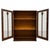 Early 20th Century Antique English Edwardian Oak Display Cabinet For Sale - Image 3 of 11