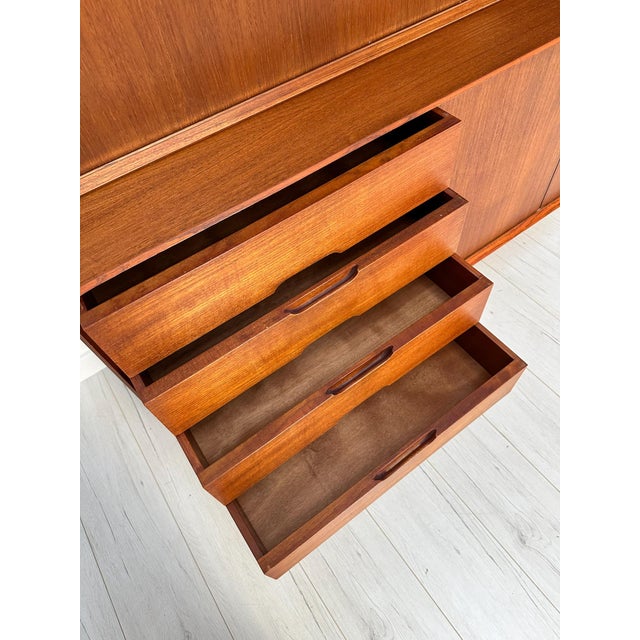 Mid-Century Teak Sideboard by Rex Raab for Wilhelm Renz, 1960s For Sale - Image 14 of 15