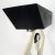 Black Postmodern Art Deco Style Plant Stand in the Shape of an Elegant Lady For Sale - Image 8 of 10