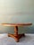 Brown Vintage Turned Wood Dining Table For Sale - Image 8 of 12