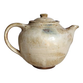 Glazed Stoneware Teapot by Hervé Rousseau for Atelier De Boisbelle, La Borne, 1990s For Sale