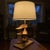 Vintage Folk Art Shoe Last Lamp-Industrial-Rustic-Cobbler Wood-Primitive-Salvage For Sale - Image 4 of 12