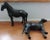 Chinese Patinated Bronze Models of Horses on Fitted Wood Stands - A Pair For Sale - Image 9 of 11