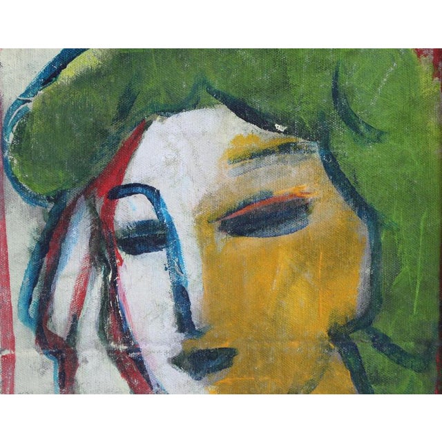 Hidden Portraits V, 1980s, Acrylic on Canvas, Framed For Sale - Image 7 of 10