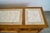 1960’s Hollywood Regency Burl Wood & Travertine Credenza / Low Console Table For Sale - Image 9 of 12