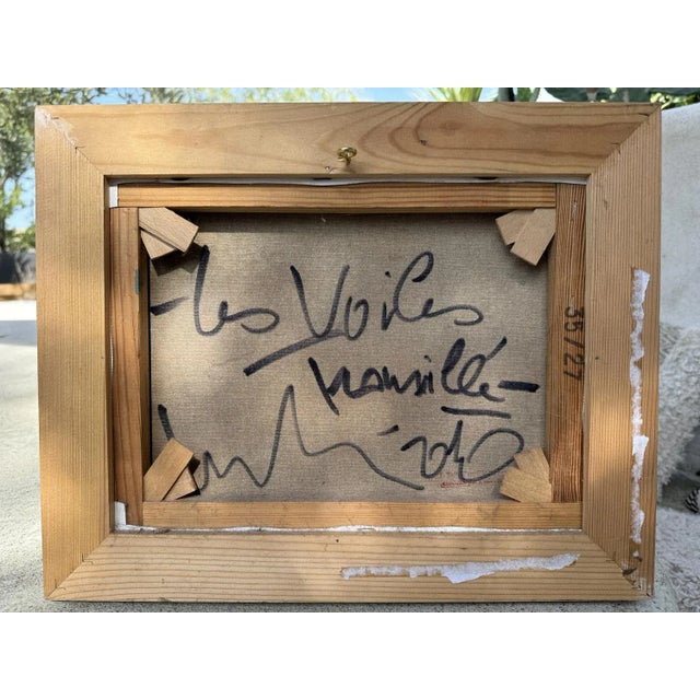 Ludovic Labbé, Oil on Canvas, Les Voiles, 35cm x 27cm For Sale - Image 4 of 5