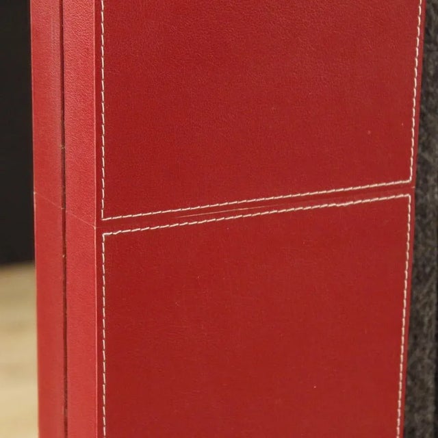 Italian Red Mirror, 1980s For Sale - Image 3 of 13