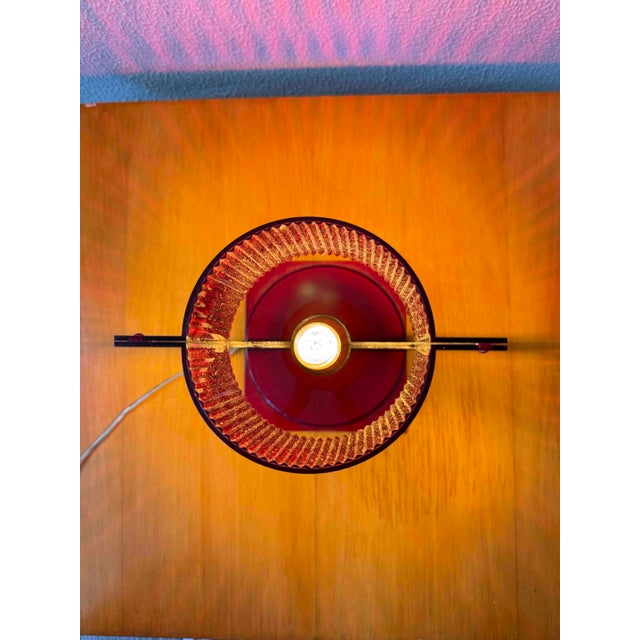 Table Lamp in Red Transparent Polycarbonate by Ferruccio Laviani for Kartell, 2003 For Sale - Image 6 of 16