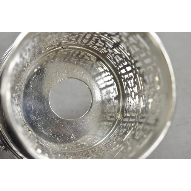 Antique Mappin & Webb Victorian Silver Plated Reticulated Covered Jelly Jar For Sale - Image 12 of 15