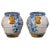 Italian 1960's Pair of Italian Hand Painted Terra Cotta Jardieniers For Sale - Image 3 of 5