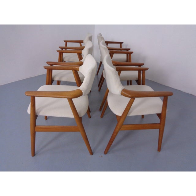 GM11 Teak Armchairs by Svend Aage Eriksen for Glostrup, Denmark, 1960s, Set of 6 For Sale - Image 9 of 18