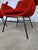 Mid-Century Red Fabric Armchairs in style of Alvin Lustig, 1970s, Set of 2 For Sale - Image 18 of 18