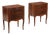 Walnut Nightstands in the style of Barocchetto, Set of 2 For Sale