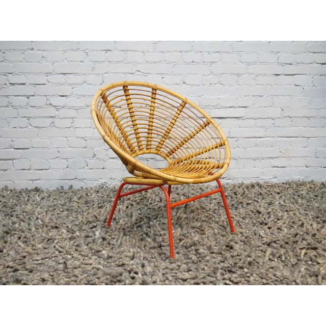 Bamboo Chair from Rohé Noordwolde, The Netherlands, 1950s For Sale - Image 11 of 18