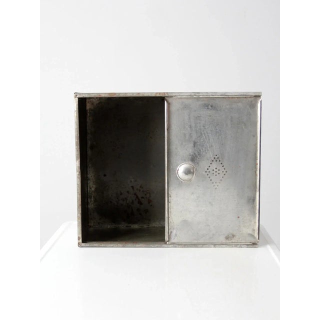 Vintage Metal Bread Box Chairish