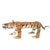 Wood African American Folk Art Hand-Carved Wooden Hand-Painted Tiger Sculpture by Isaac Smith, 1980 For Sale - Image 7 of 17