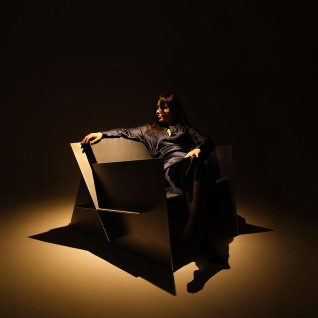 Romulus Aluminium Armchair by Bureau of Entropy For Sale - Image 9 of 12