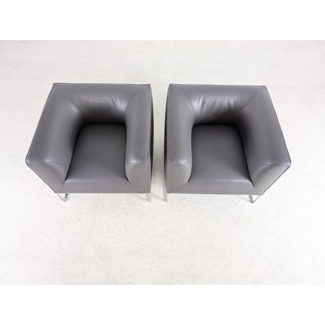 Gray Mell Chair in Leather from COR For Sale - Image 8 of 12