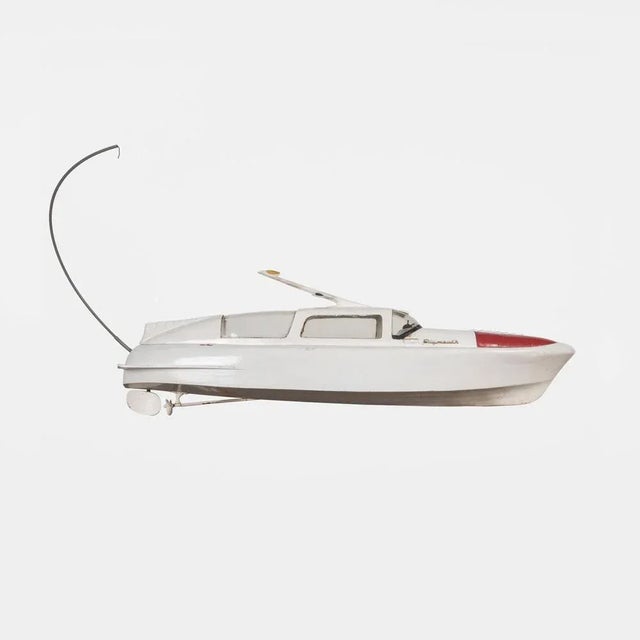 Vintage French Speed Boat Model For Sale - Image 9 of 9