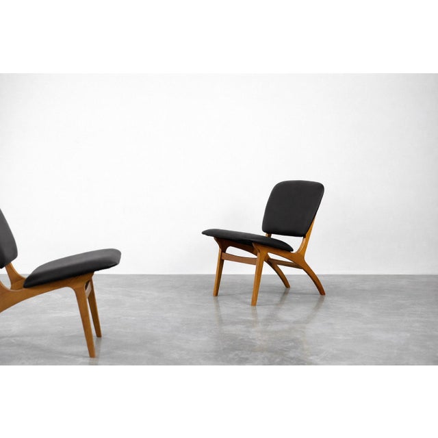 Mid-Century Swedish Modern Jylland Chairs from Jio Möbler, 1953, Set of 2 For Sale - Image 14 of 16