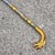 Yellow Vintage Cloisonne Dragon Head Cane - Gilt Enamel Walking Stick For Sale - Image 8 of 9