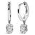 Elegance and ethereal charm encapsulate these Sterling Silver Floral Cluster Drop Earrings, each exquisitely adorned with...