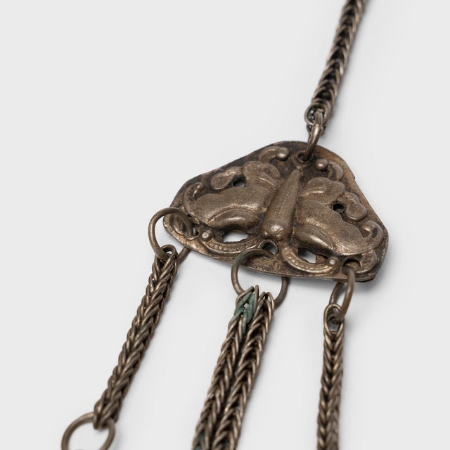 Chinese Chinese Repoussé Grooming Tool Set, C. 1900 For Sale - Image 3 of 5