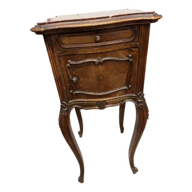 Louis XV Side Table With Marble Top For Sale