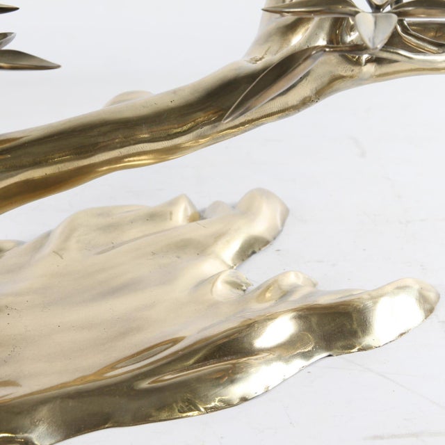 Bonsaï Coffee Table in Brass For Sale - Image 3 of 11
