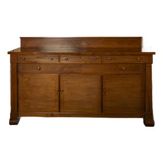 In the Style of Stickley Furniture - Antique Solid Wood Sideboard Buffet For Sale