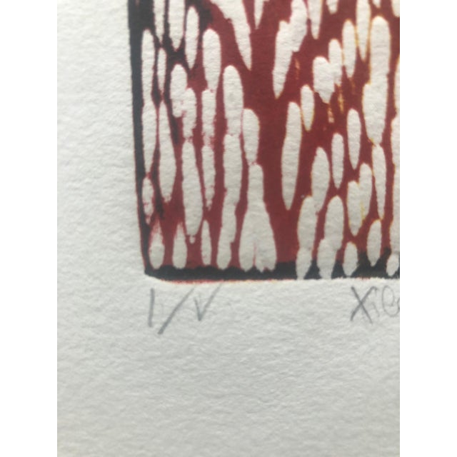 Melinda Massaro, Mother Earth, Woodcut, 1997 For Sale - Image 7 of 10