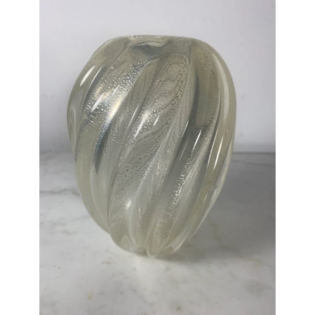 Larry Laslo 1980s Larry Laslo for Mikasa Sculptural Art Glass Vase For Sale - Image 4 of 10