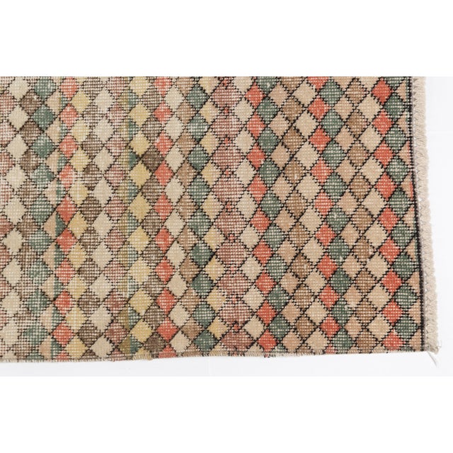 Vintage Anatolian Wool Runner Rug For Sale - Image 6 of 9