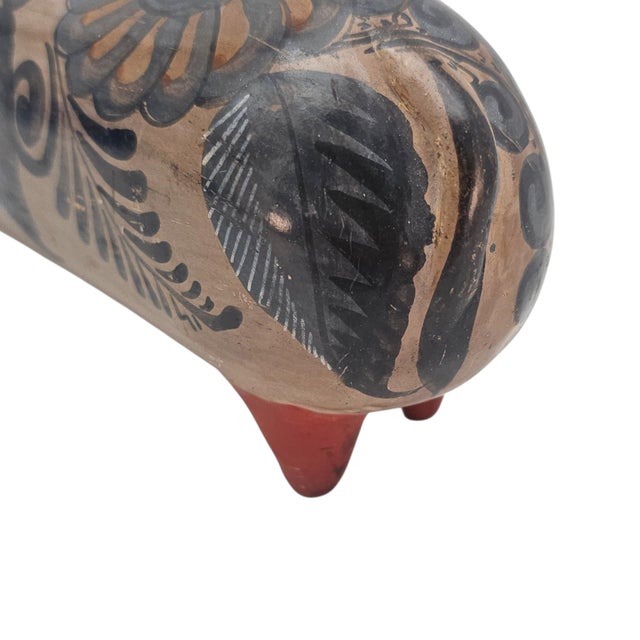 Mid-Century Tonalá Pottery Dachshund Folk Art Sculpture 13" Mexico For Sale - Image 17 of 17