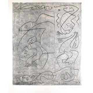 André Masson, Legendary Loves, Limited Edition of 30, 1950s, Etching For Sale