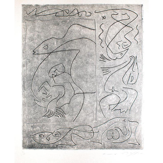 André Masson, Legendary Loves, Limited Edition of 30, 1950s, Etching For Sale