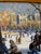 Christopher Willett, "Ice Skating in Central Park" Oil on Masonite For Sale - Image 4 of 5