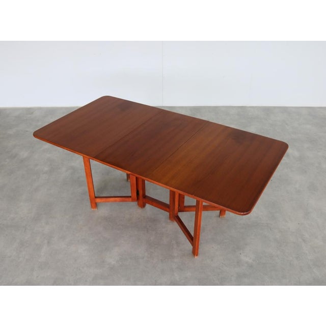1960s Vintage Swedish Dining Table, 1960s For Sale - Image 5 of 11