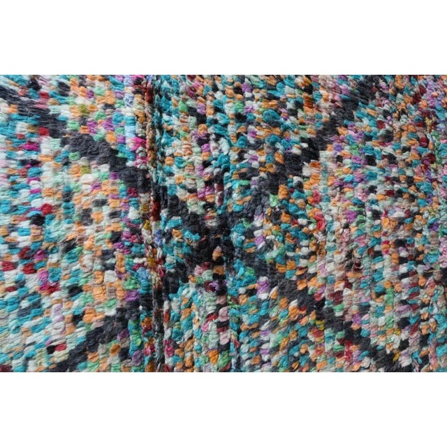 2020's Moroccan Contemporary Hallway Rug - 10 X 2.46 Ft For Sale - Image 10 of 10