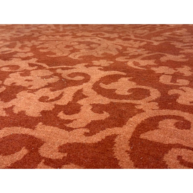 7ft 10in × 9ft 9in Morel Canal Grande Aragosta Wool Area Rug For Sale - Image 10 of 12
