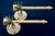 Pair of Mid 20th Century Italian Hollywood Regency Cast Metal Palm Tree Toleware Candle Sconces For Sale - Image 4 of 8