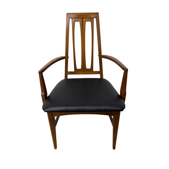 1960s Mid-Century Modern Young MFG Co. Walnut Dining Chairs - Set of 6 - Restored! For Sale - Image 5 of 10